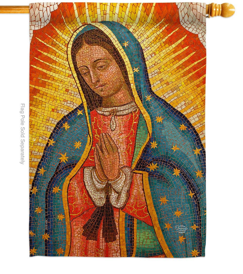 Garden Flag Co - Lady of Guadalupe Religious Faith Decor Flag