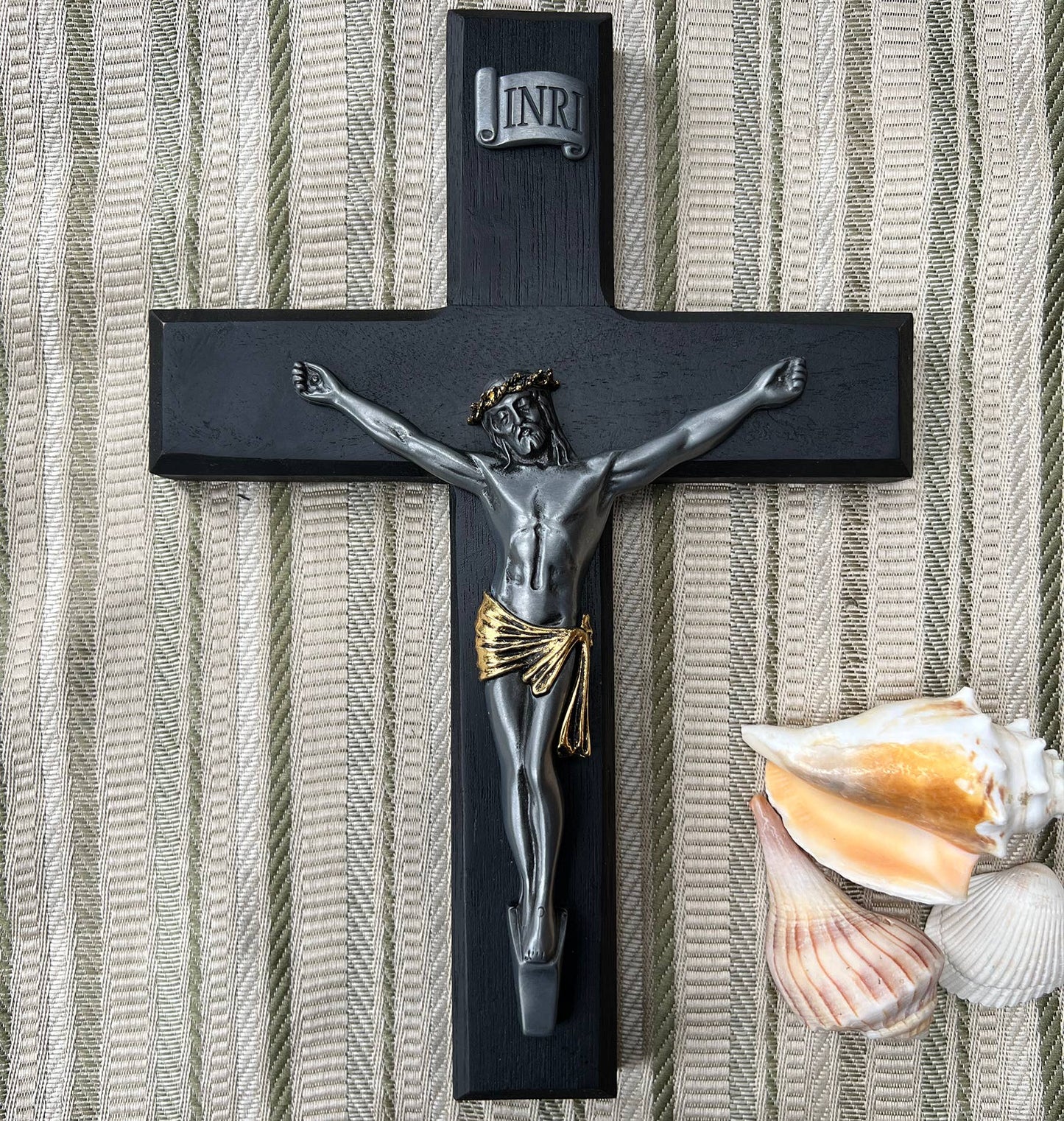 Abbey & CA Gift - Black Crucifix Wall Cross