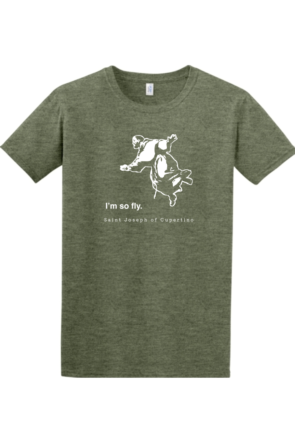 Sock Religious - I'm So Fly - St. Joseph of Cupertino Adult T-shirt