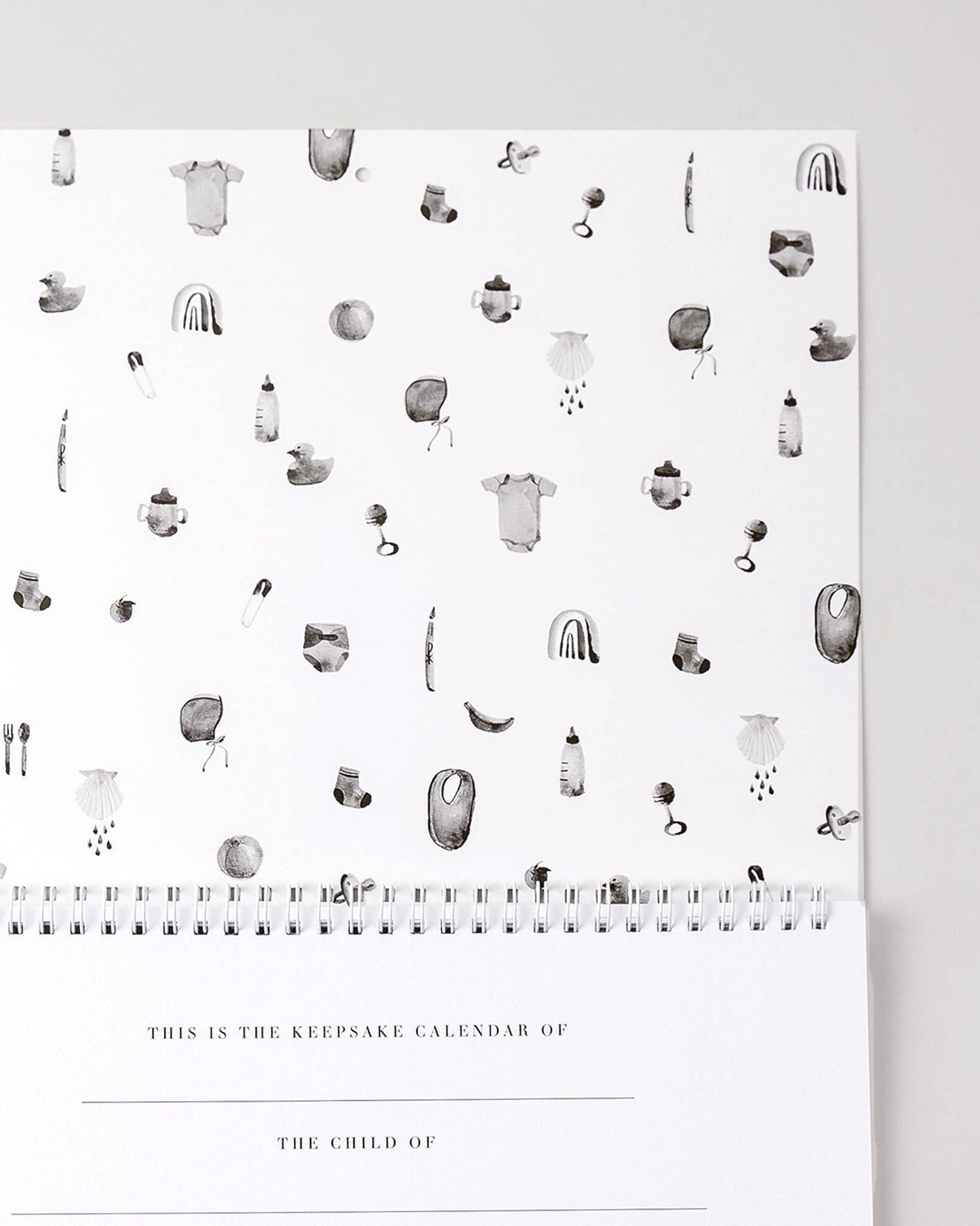 Be A Heart - Christian Baby Milestone Calendar | Gift | Keepsake Decor