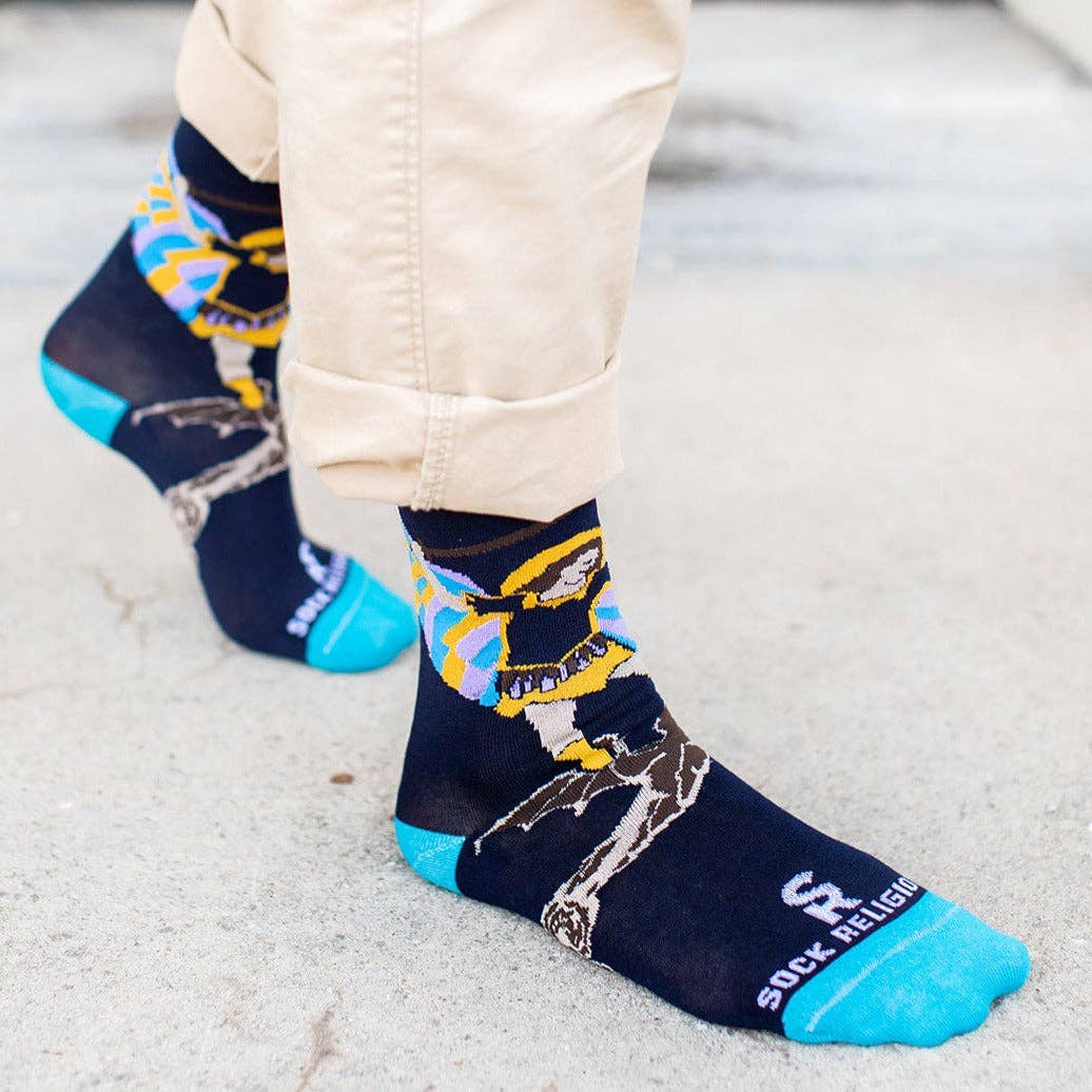 Sock Religious - St. Michael Adult Socks