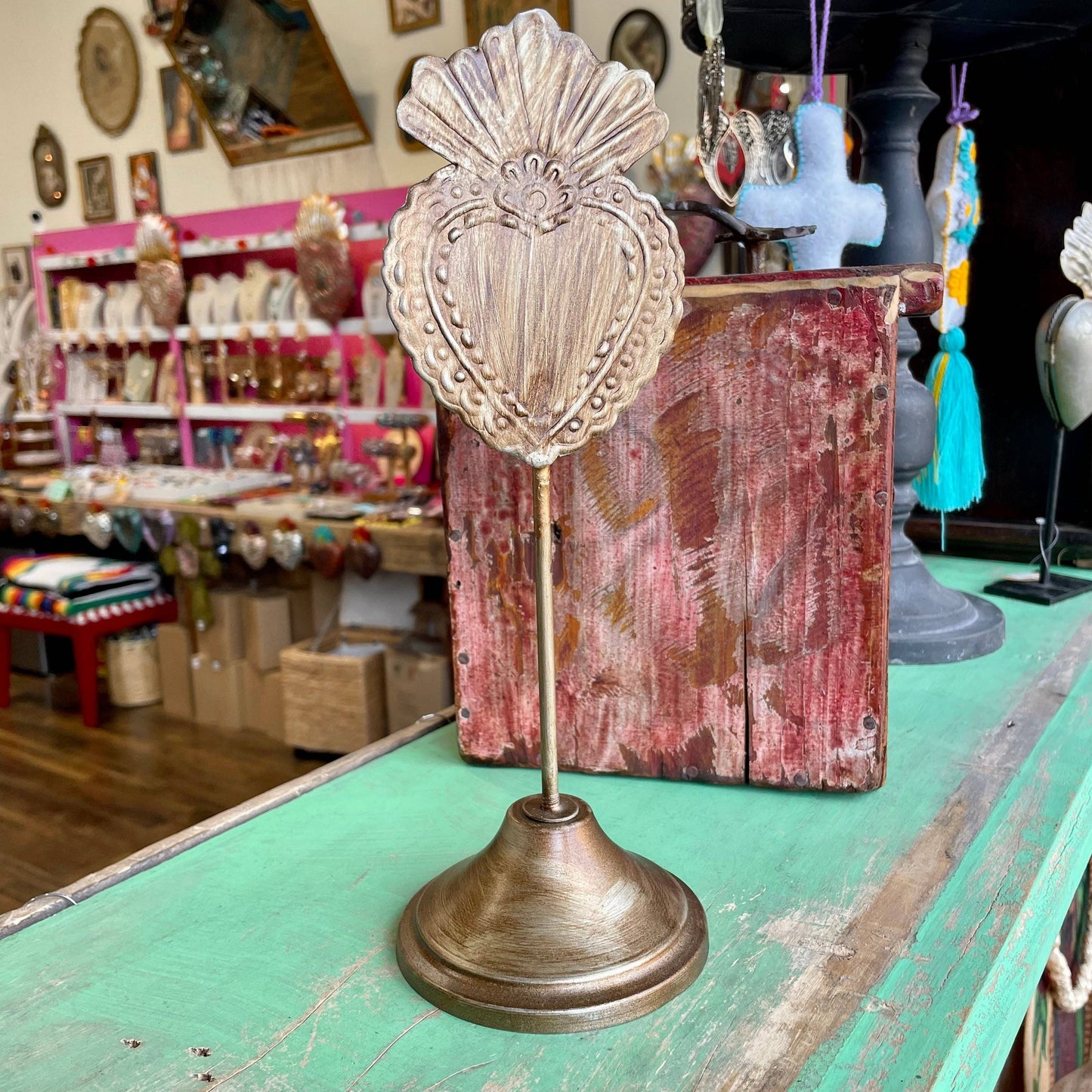 Love and Honor Jesus LLC - Sacred Heart Candle Holder