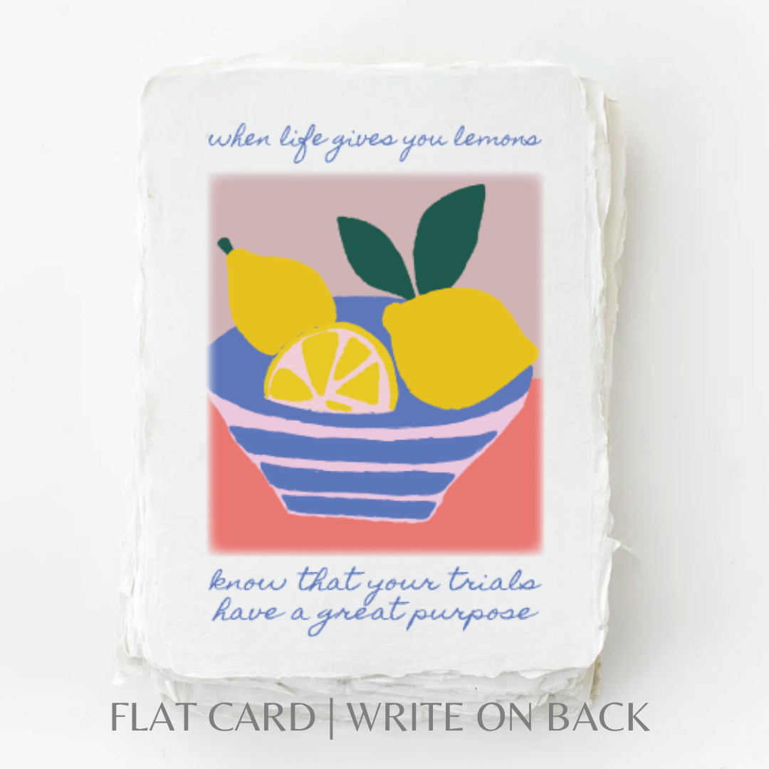 Paper Baristas - When Life Gives You Lemons  | Religious Greeting Card