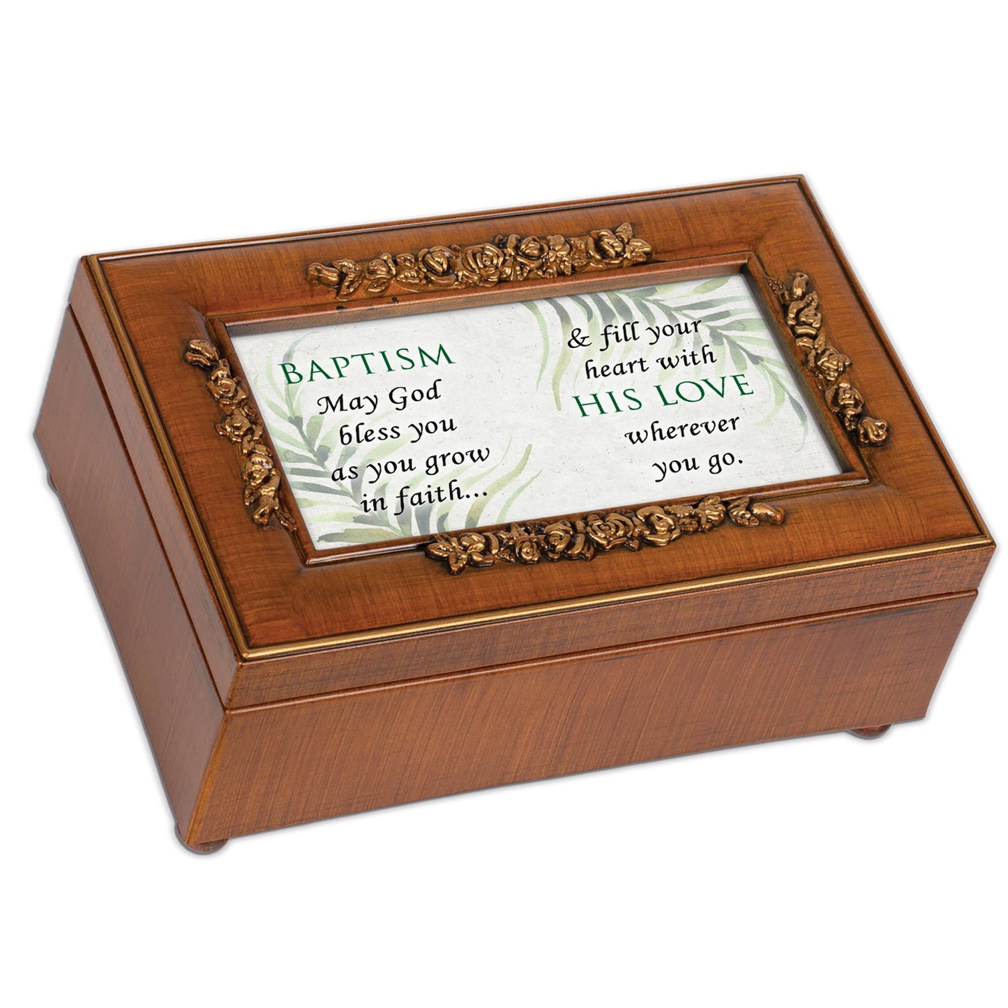 Magnolia - Petite Music Box Baptism, May God Bless
