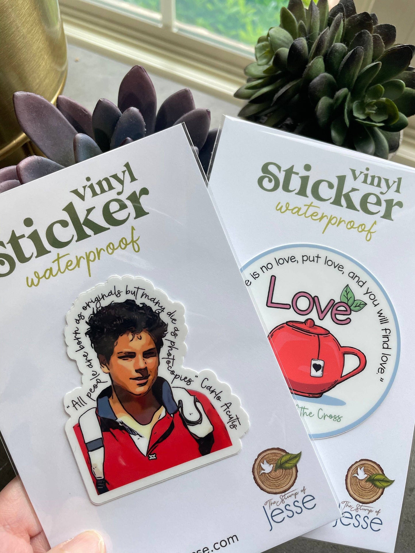 The Stump of Jesse - Carlo Acutis Sticker | Catholic Sticker