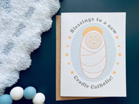 Catholic Card Co. - Cradle Catholic | Catholic New Baby Card