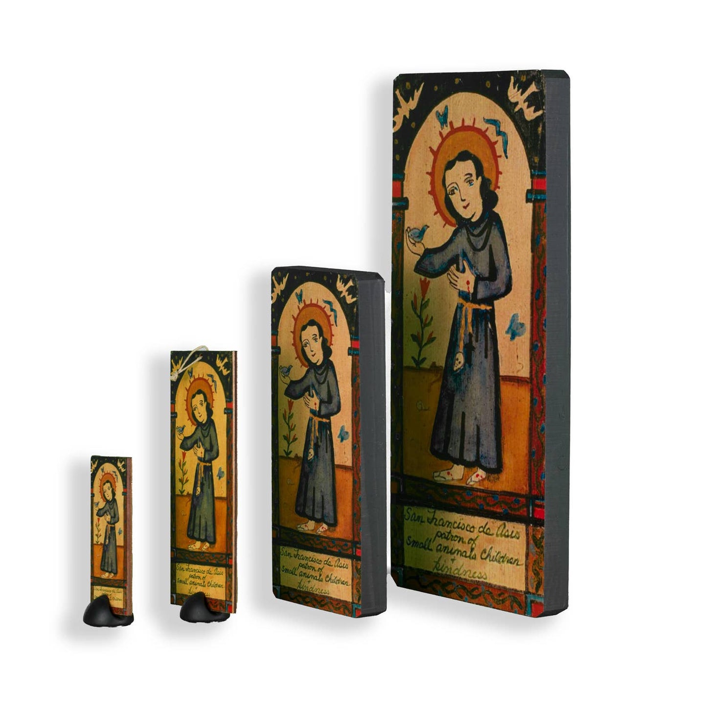 Retablos - San Francisco de Asis A - Animals, Kindness and Ecology