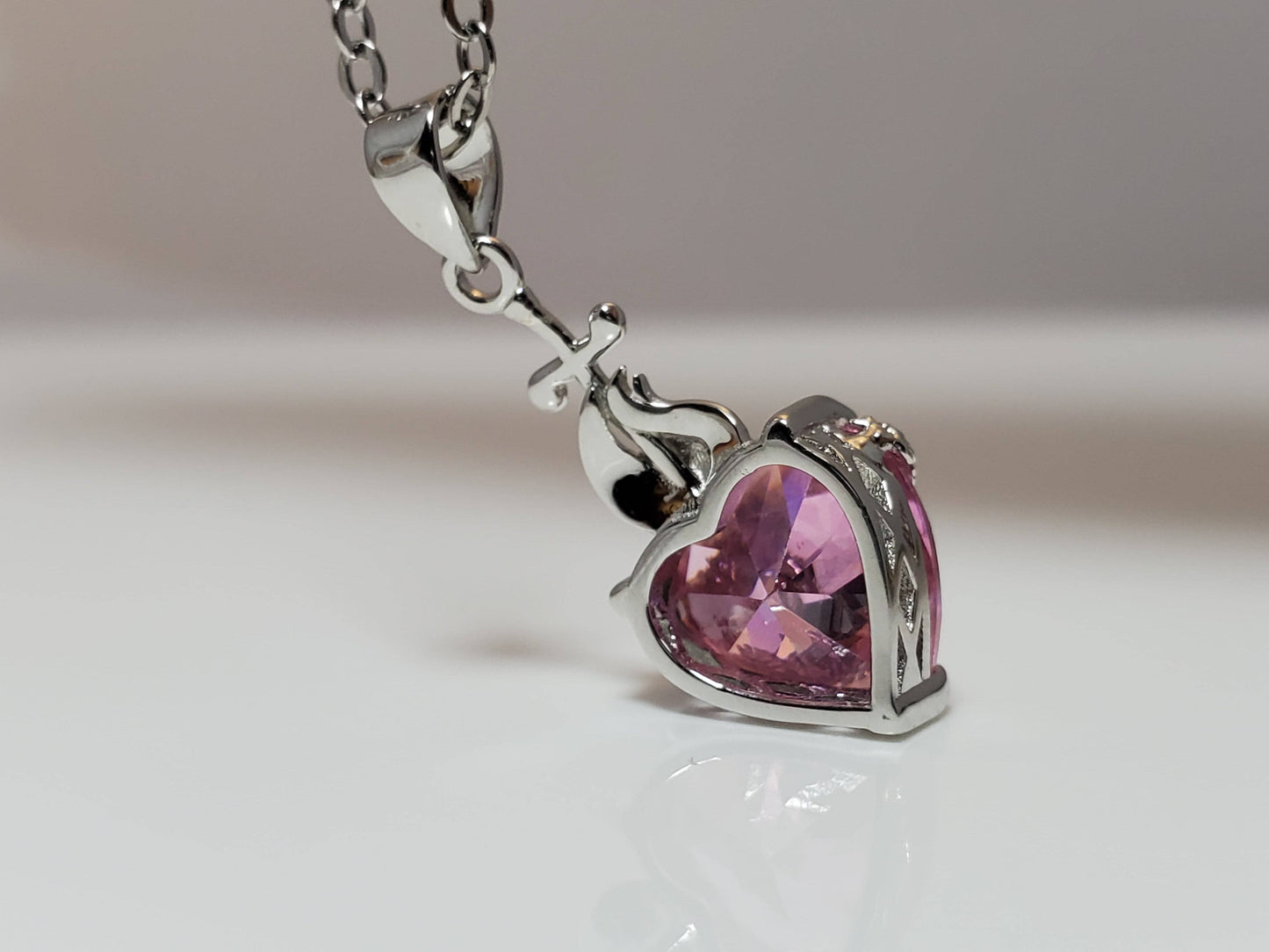 Saints of Heart - Immaculate Heart of Mary necklace