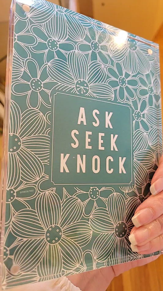 Ask Seek Knock Double Sided Print
