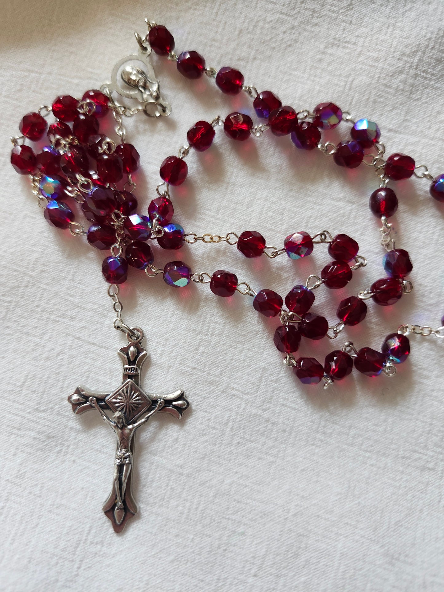 Garnet Rosary