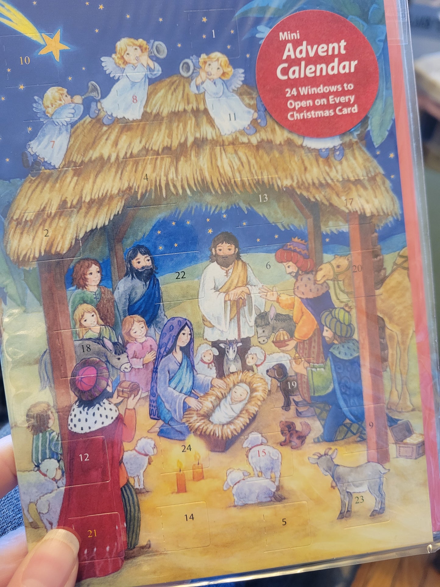 Mini Advent Calendar Greeting Cards