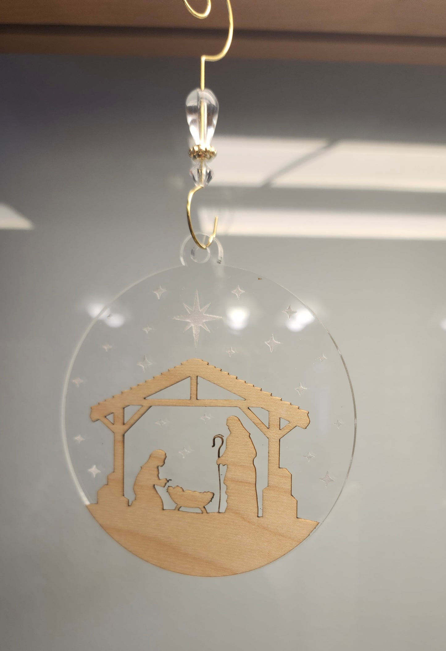 Acrylic Round 3” Ornament