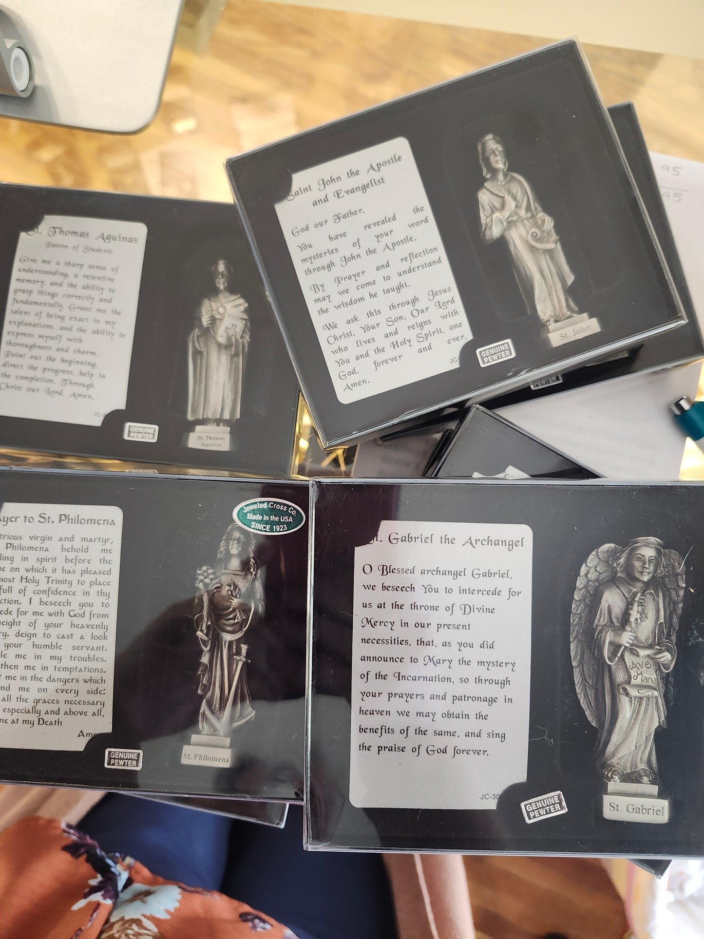 Medium Pewter Statues