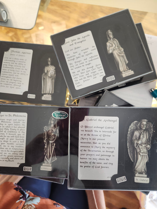 Medium Pewter Statues