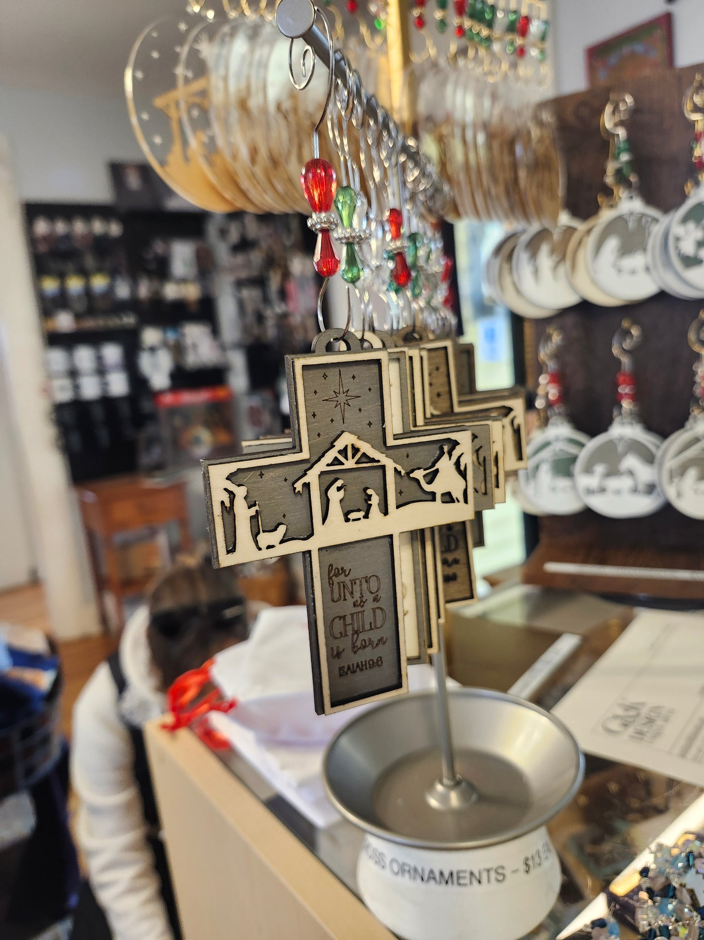 Wooden Cross Ornaments