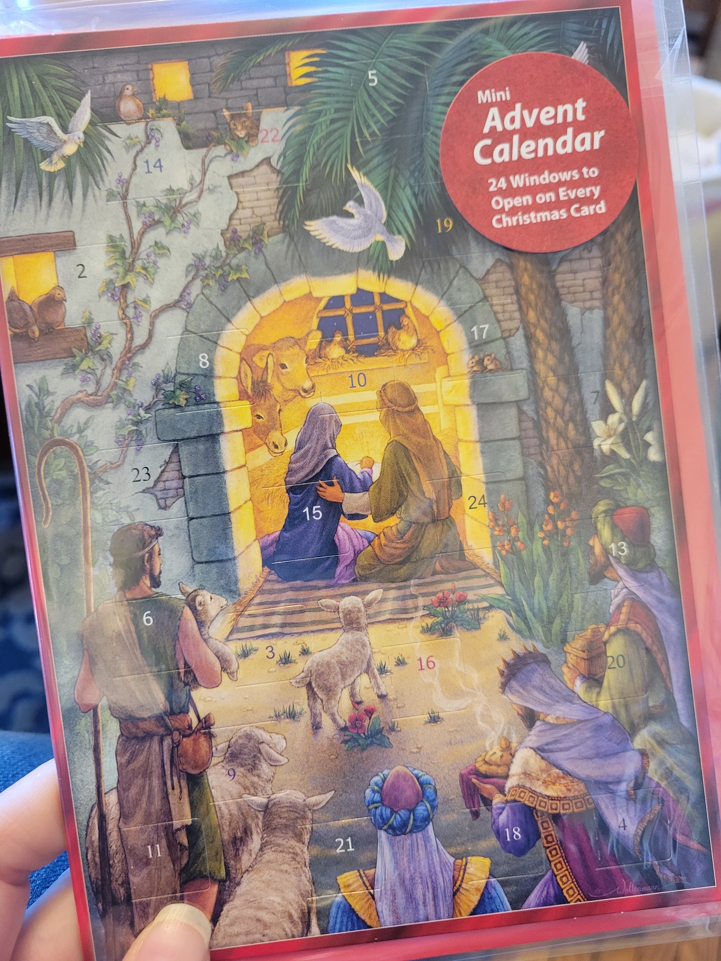 Mini Advent Calendar Greeting Cards