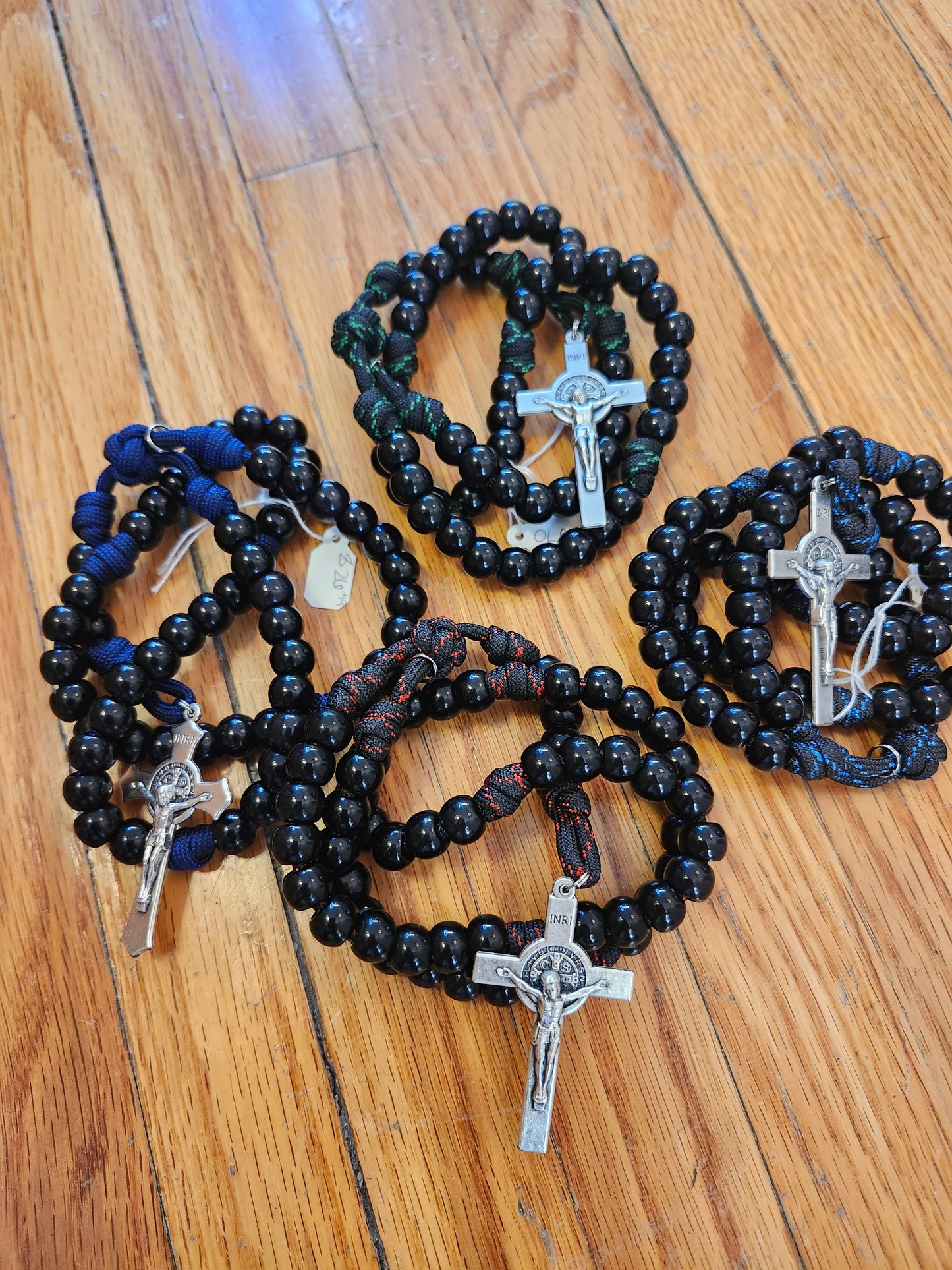 Our Lady’s Armory’s Small Black Acrylic Rosary