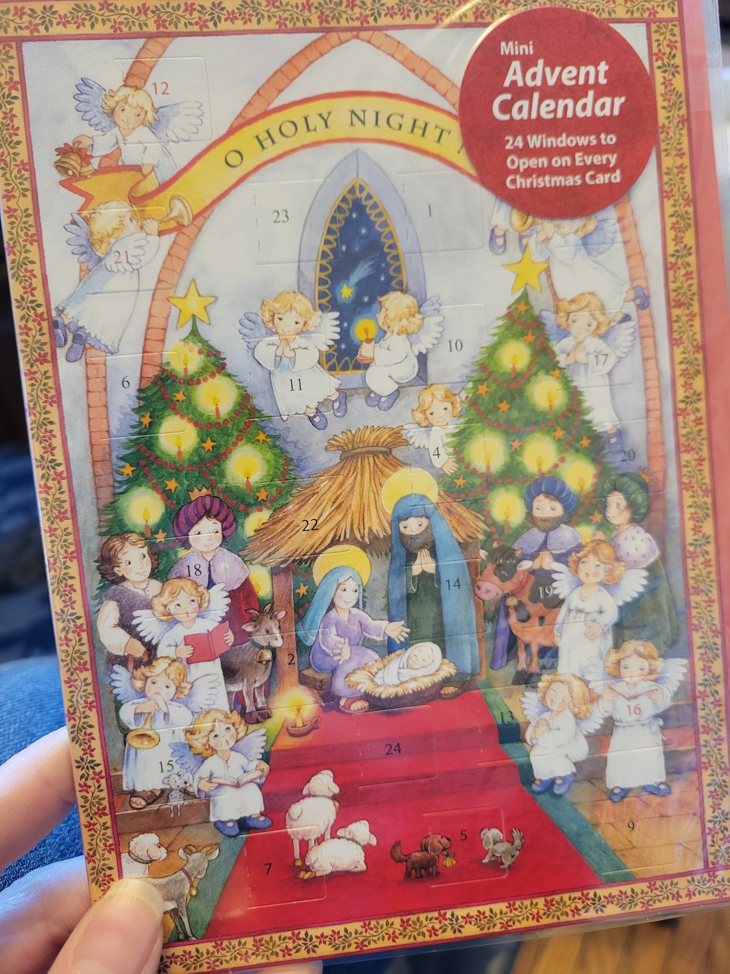 Mini Advent Calendar Greeting Cards