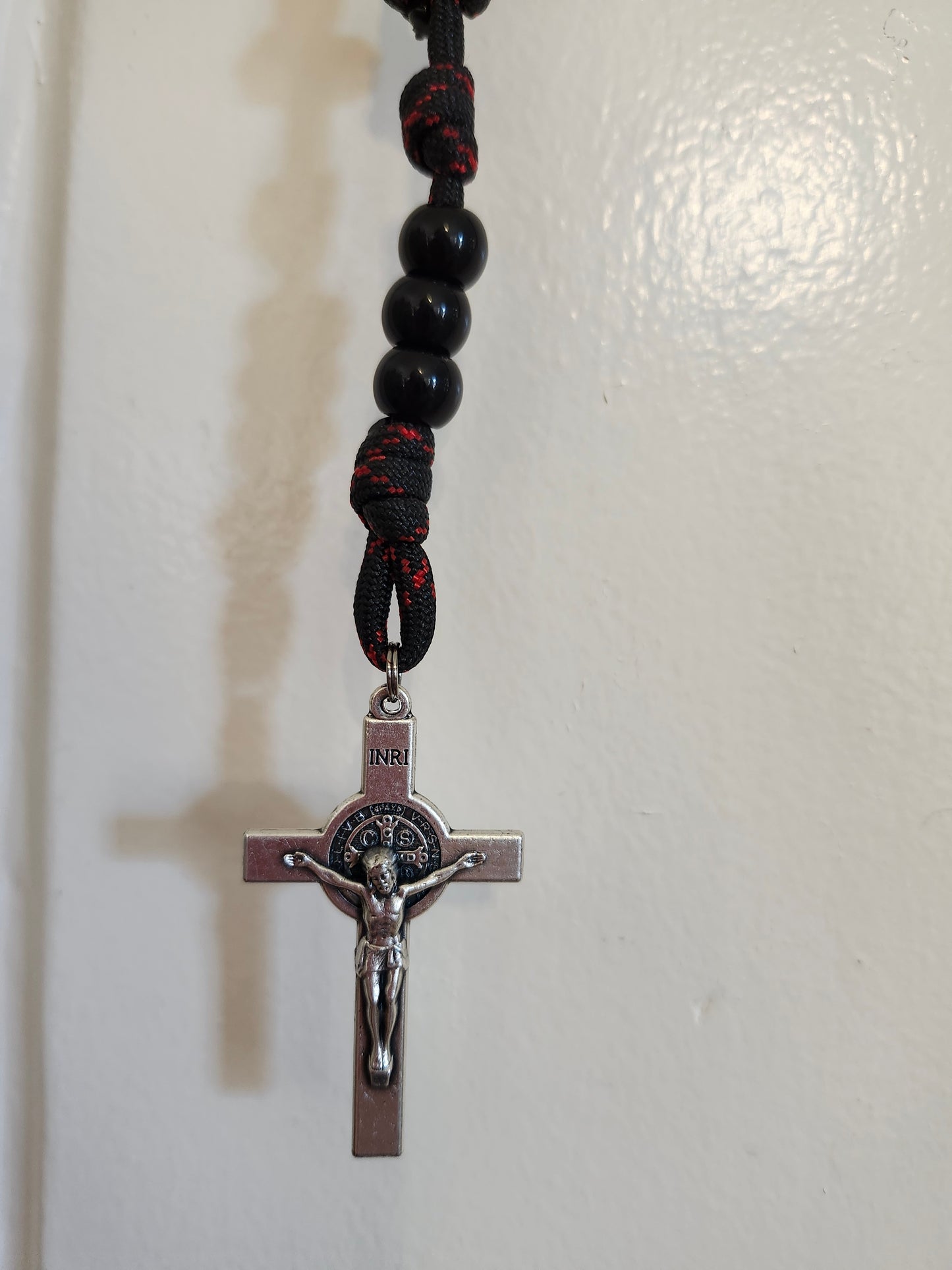 Our Lady’s Armory’s Small Black Acrylic Rosary