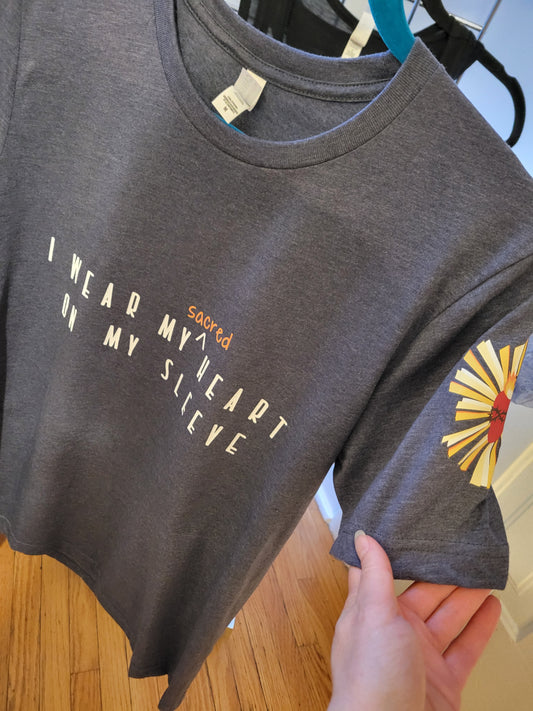 I wear my Sacred Heart on My Sleeve