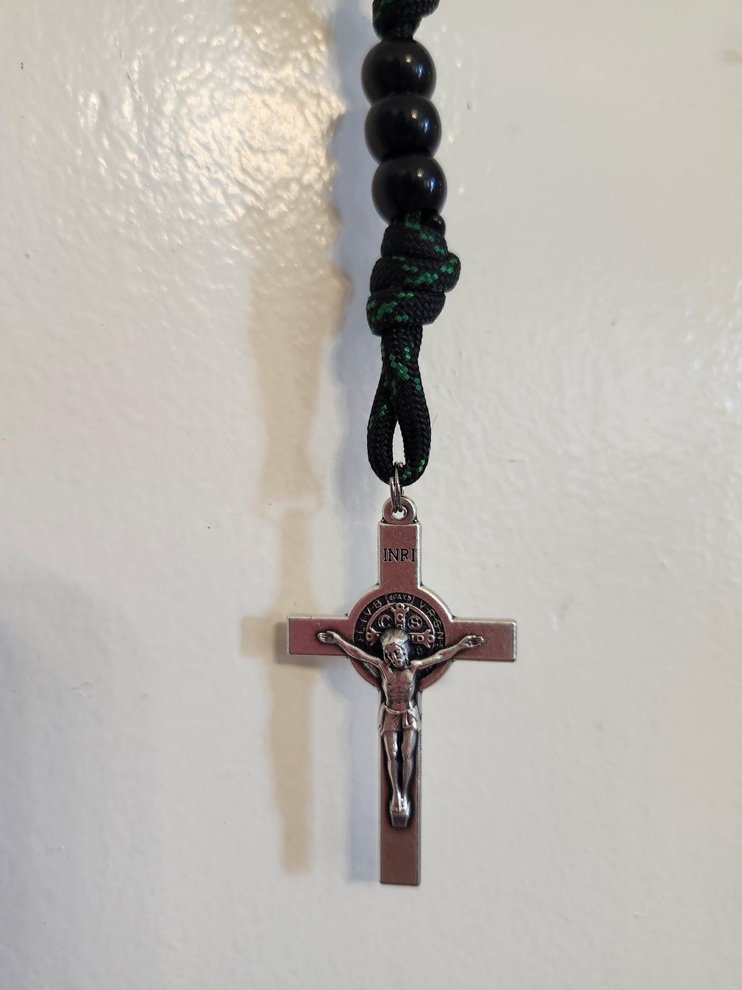 Our Lady’s Armory’s Small Black Acrylic Rosary