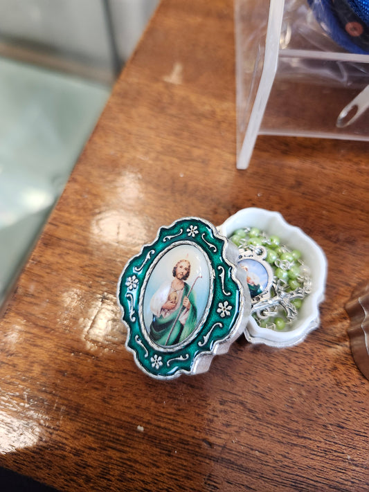 St Jude Rosary with case