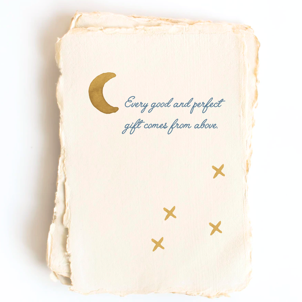 Paper Baristas - "Every good & perfect gift" Baby Congrats Greeting Card