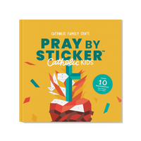 Catholic Family Crate - Pray by Sticker: Paint-by-Number Stickerbook