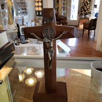 Standing St Benedict Crucifix
