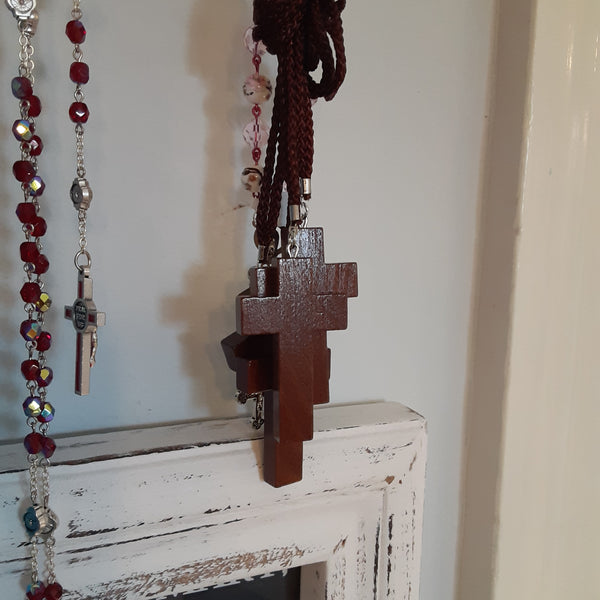 Corded Wooden cross