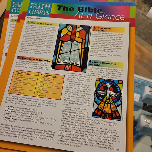 Faith Charts The Bible at a Glance, Mass, Catholicism