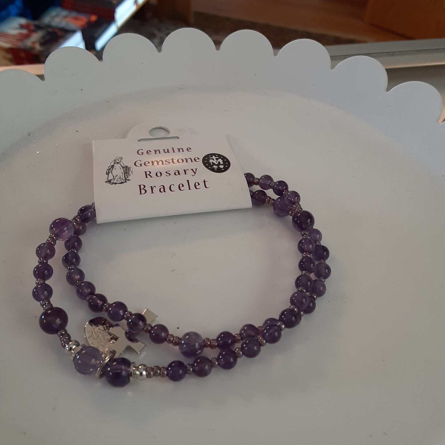 Gemstone Rosary Bracelet