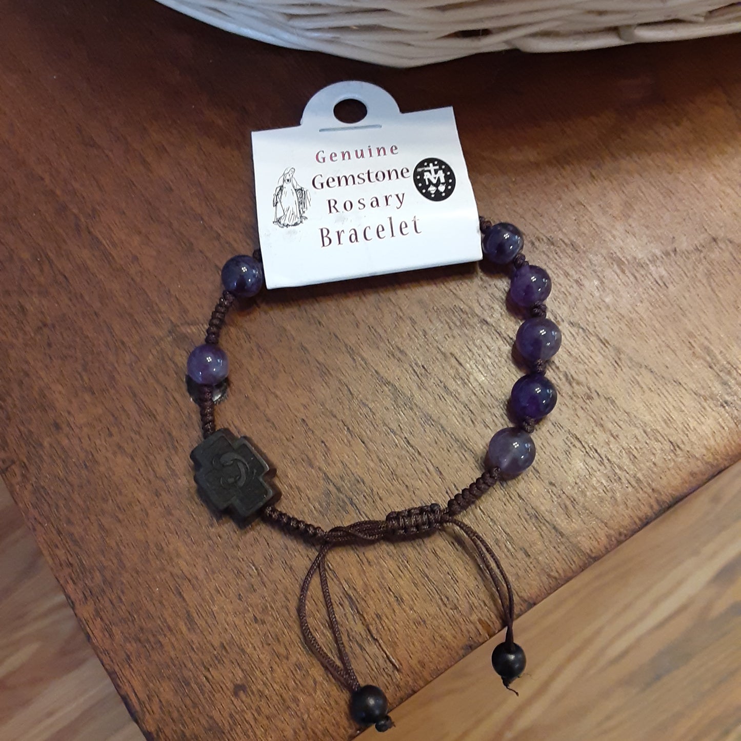 Gemstone Rosary Bracelet