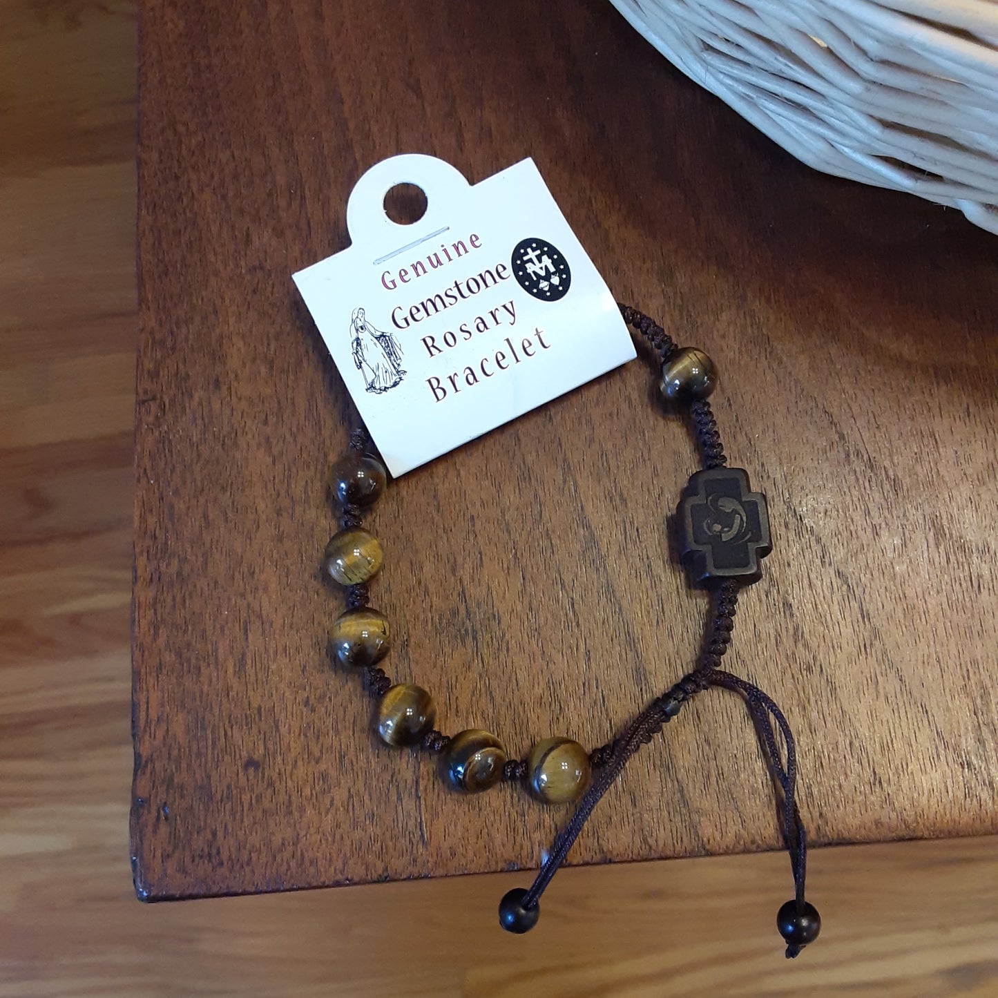 Gemstone Rosary Bracelet