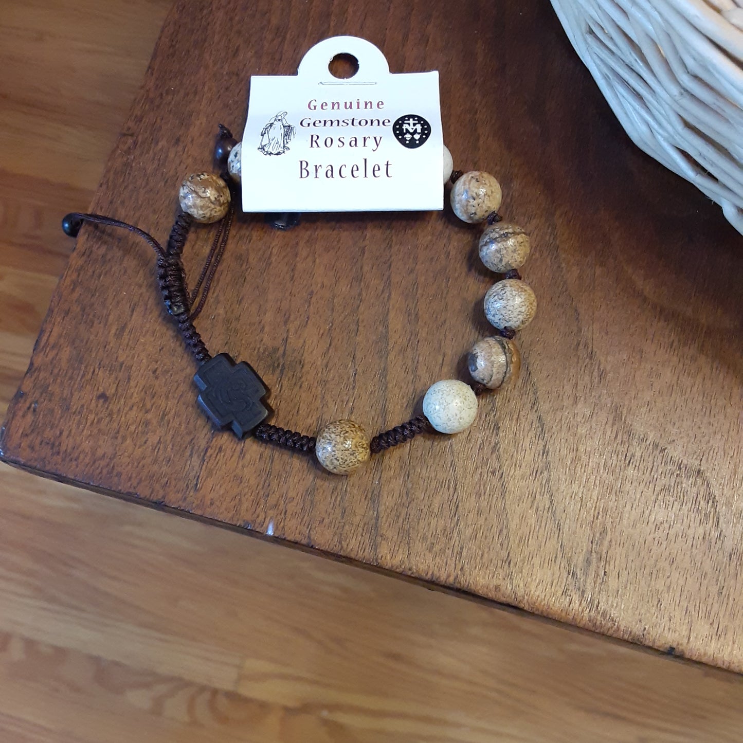 Gemstone Rosary Bracelet