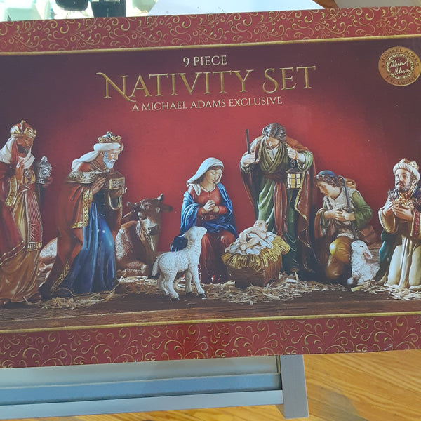 Adams Nativity set