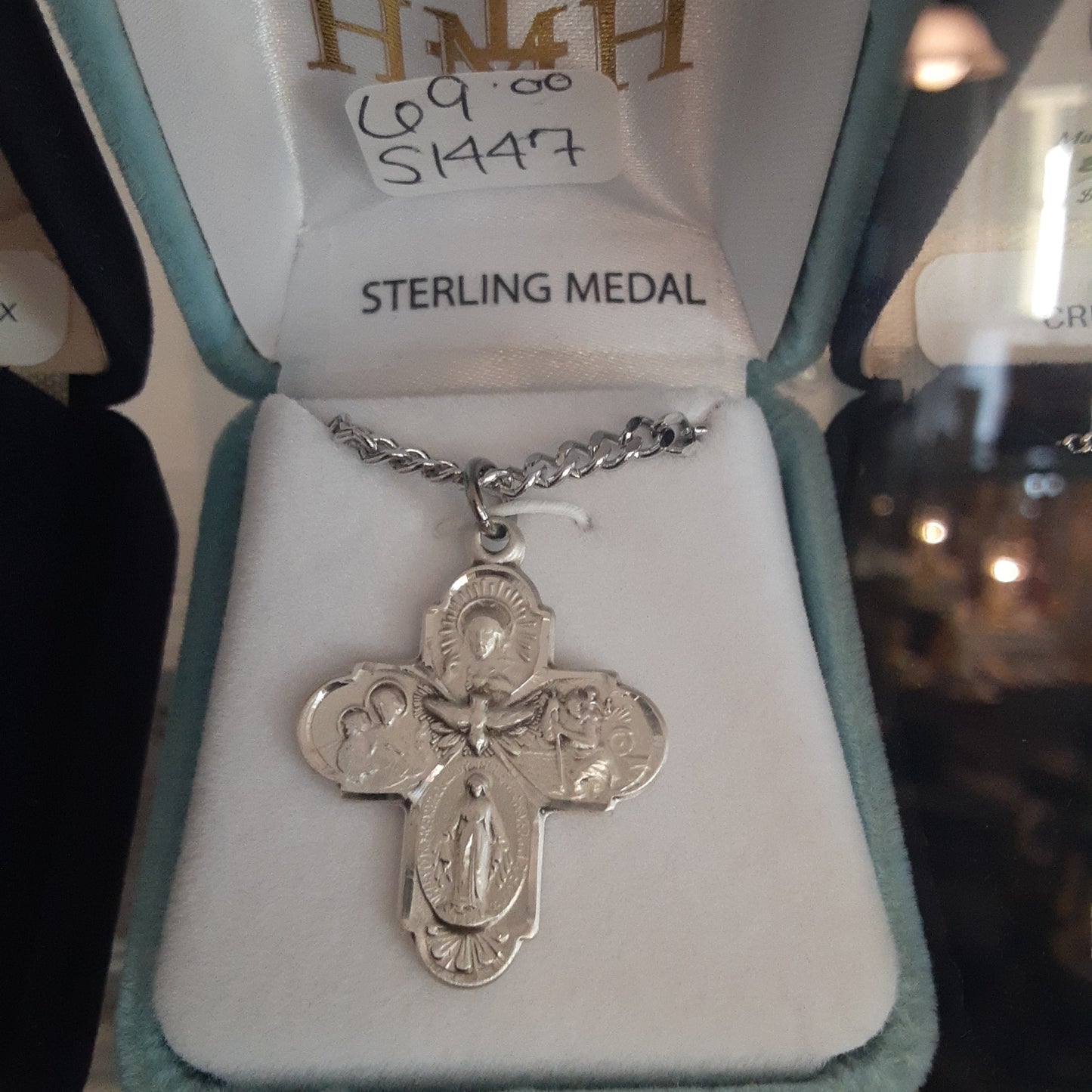 Sterling Silver 4-way W/ Holy Spirit