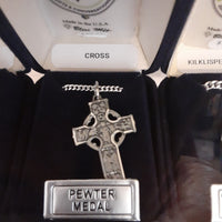 Pewter Celtic cross