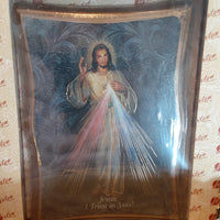 Divine Mercy Wooden Plaque