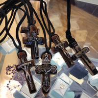 Rustic corded crucifix