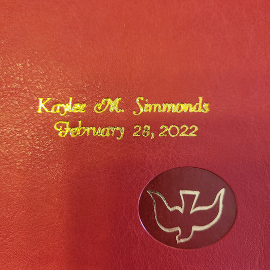 Imprinting for Bibles