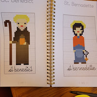 Saints of the Catholic Church in Cross Stitch by Catholic Sprouts