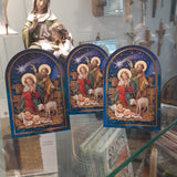 Nativity plaque wooden
