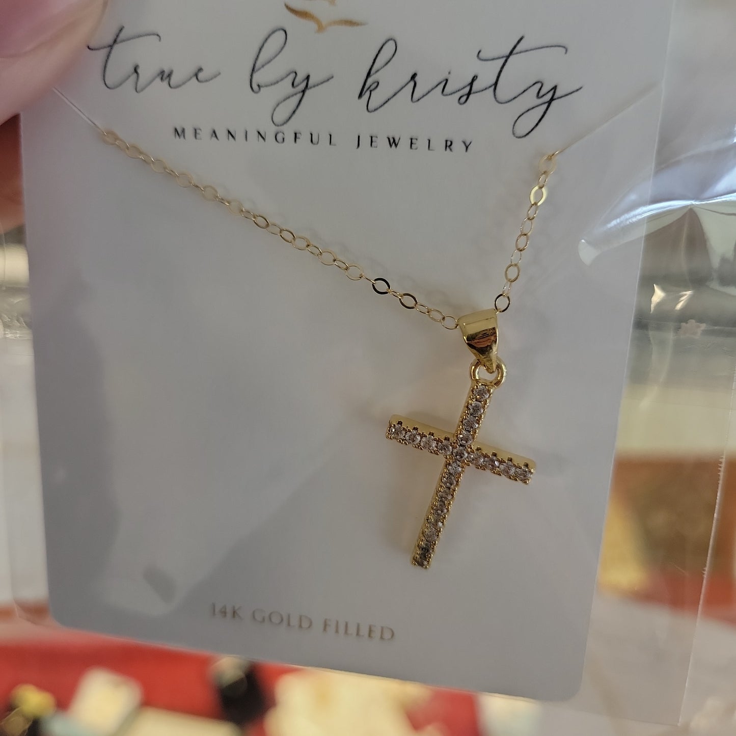 Cross Gold Necklaces by True by Kristy