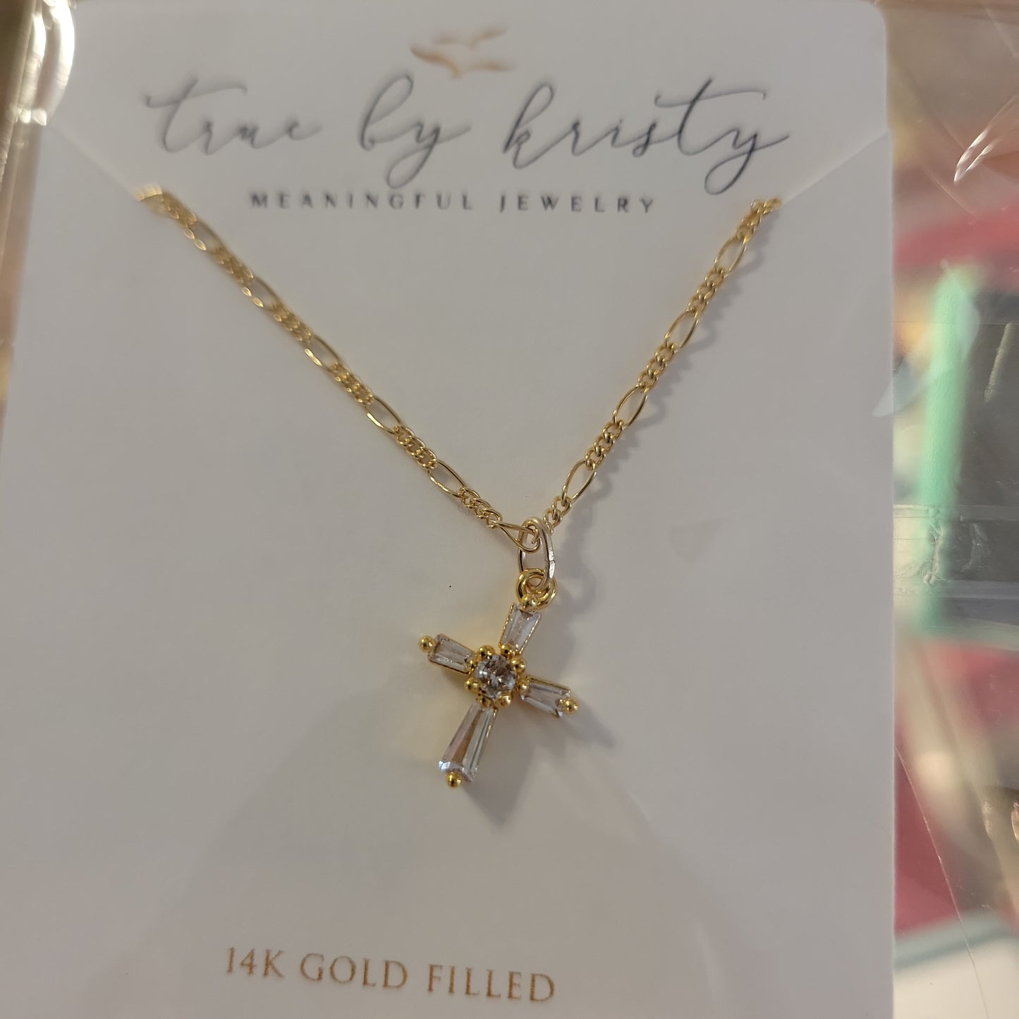 Cross Gold Necklaces by True by Kristy