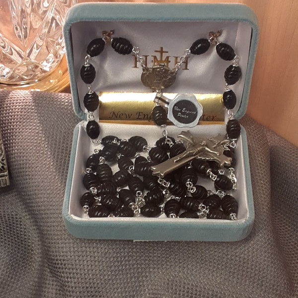 Black Beehive Rosary