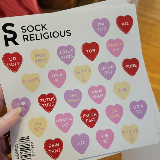 Candy Heart Stickers