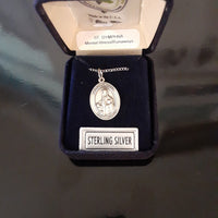 St Dymphna Sterling Silver