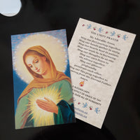 Miracle Prayer card