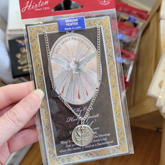 Pewter Saint Medals and Holy Cards